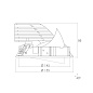ART-RE-279 LED светильник встраиваемый поворотный  Downlight   -  Встраиваемые светильники 
